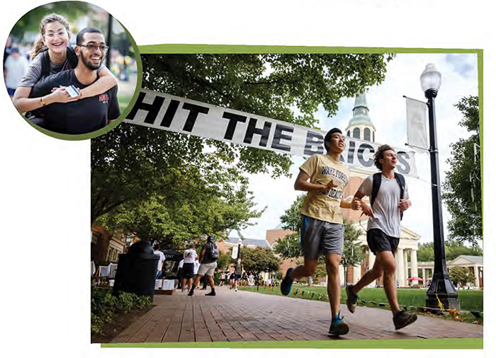 Hit the Bricks is held annually on Hearn Plaza.