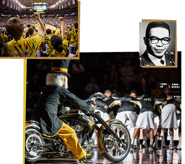 Scenes from LJVM Coliseum (aka "The Joel"), named for war hero Medal of Honor recipient Lawrence Joel.