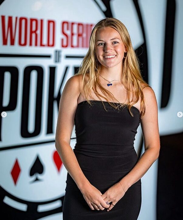 Abby Merk at the World Series of Poker