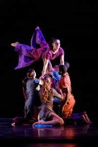 Dancers performing at Wake Forest