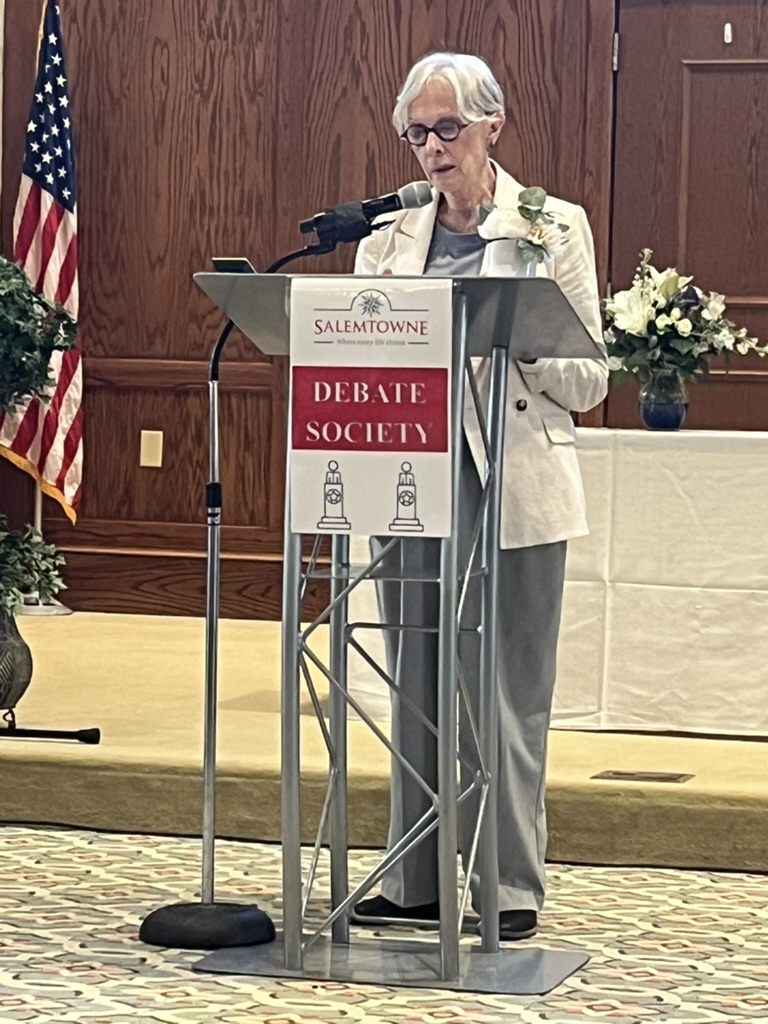 Perry Craven chose debate over cheerleading in high school.
