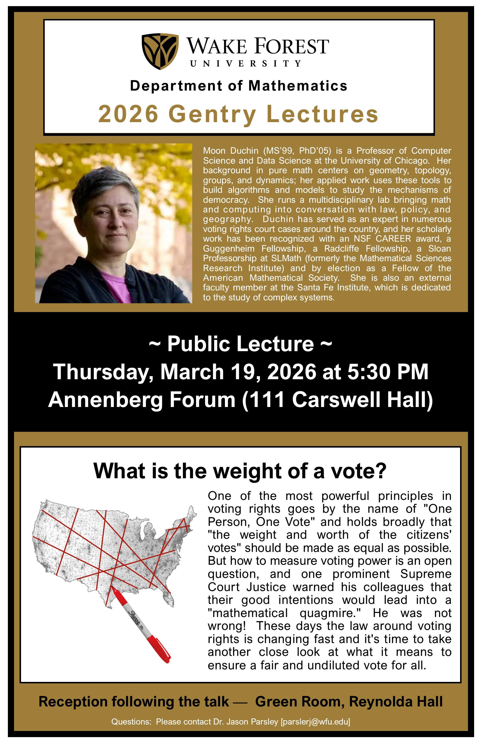 2026 Gentry Lecture: Moon Duchin