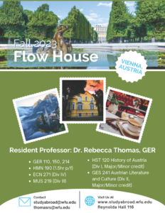 Flow House Program Fall 2023 Flyer