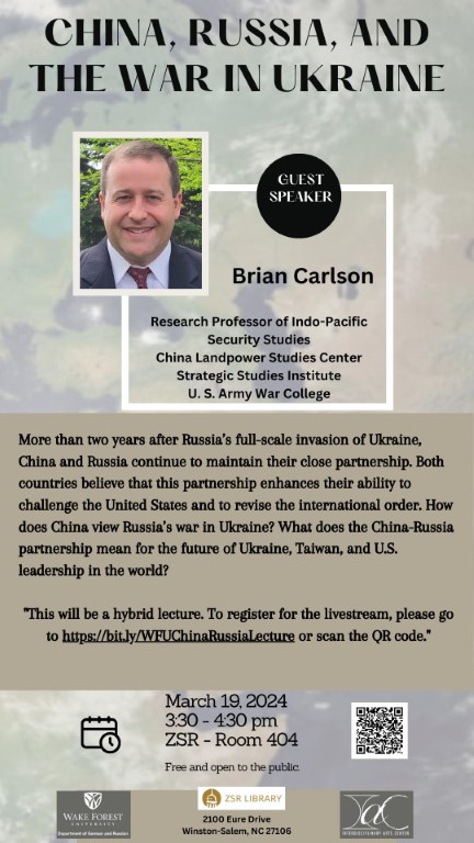 Brian Carlson Talk March 19