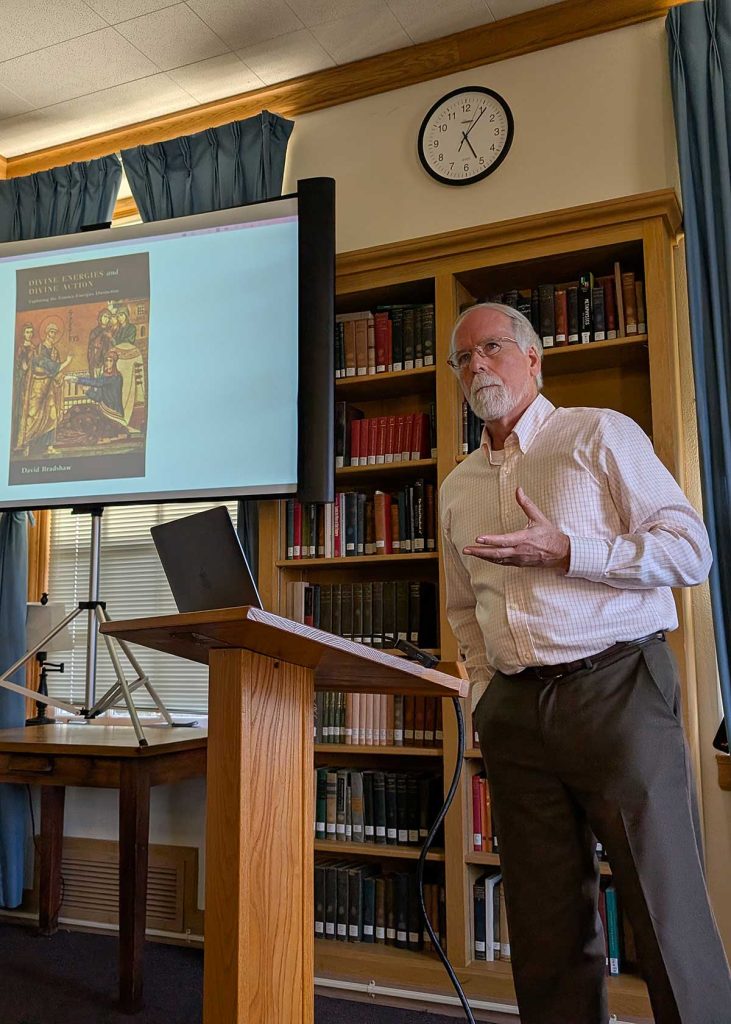 David Bradshaw delivering our 2025 Carswell Lecture.