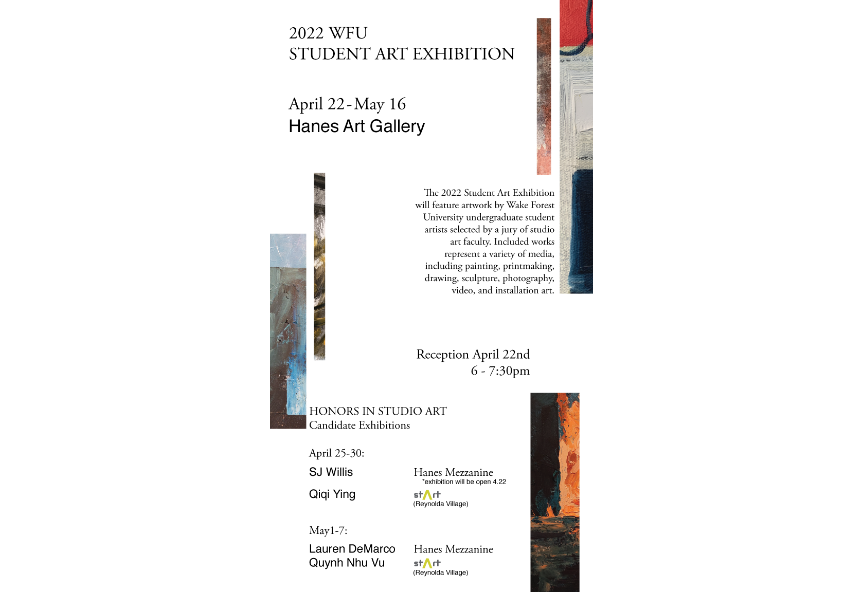 2022 Student Art Exhibition