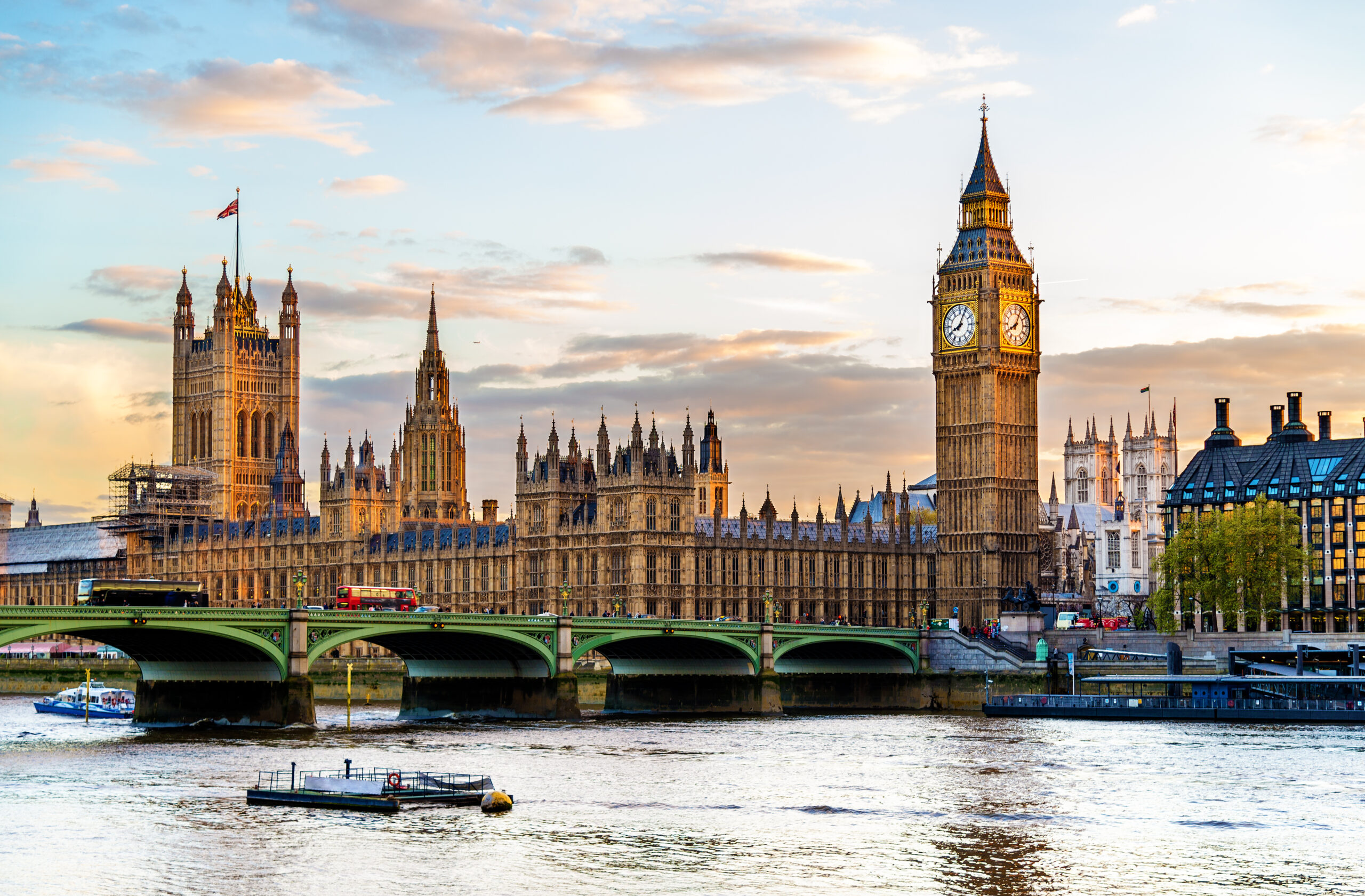 The Parliament Building and Big Ben Tower in London, England during daytime.