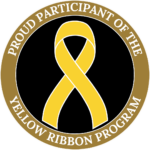 Badge for being a Participant of the Yellow Ribbon Program.