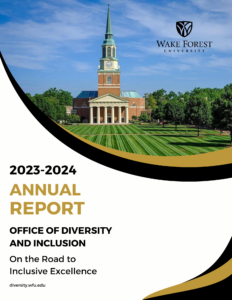 cover of 2023-2024 ODI Annual Report featuring Wait Chapel