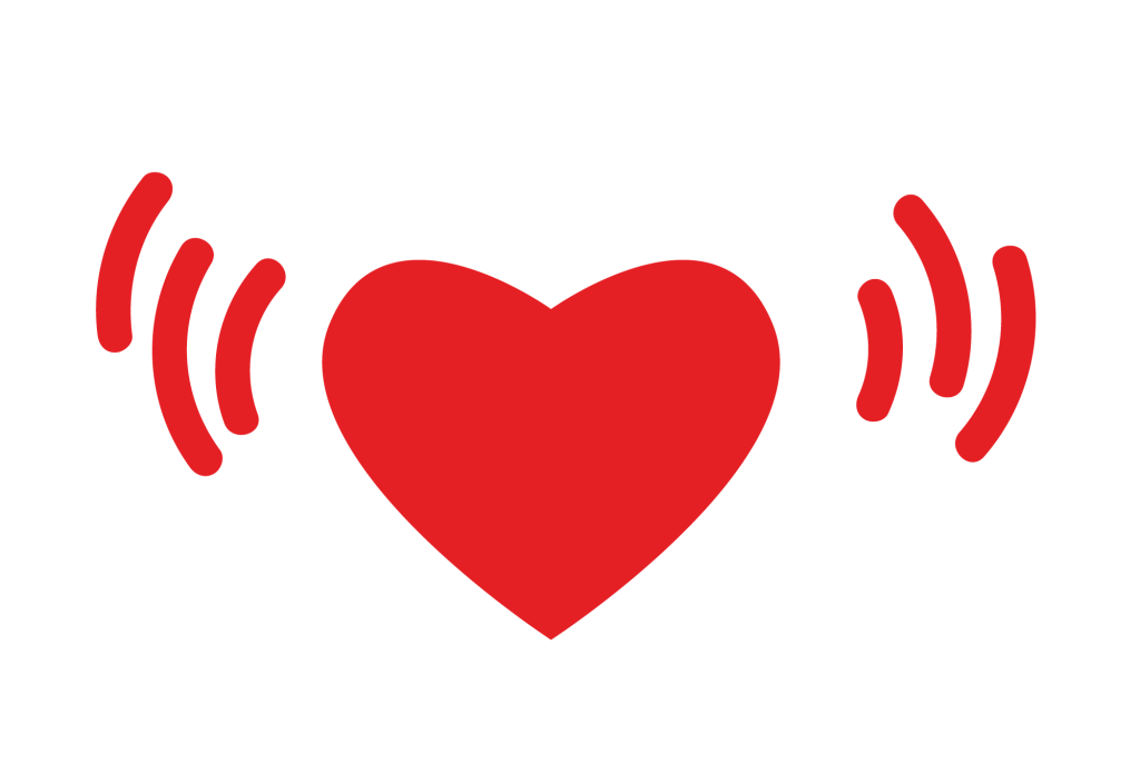 red heart graphic