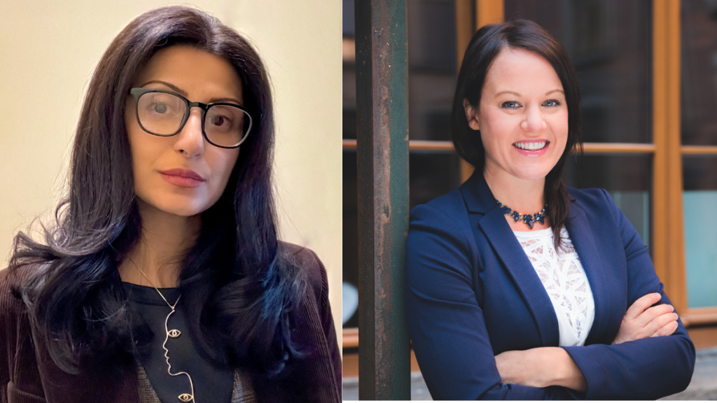 Professor Sania Anwar and Professor Kristie Bluett