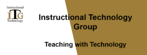 ITG Teaching With Technology image