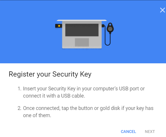 google  2sv security key step 2 image