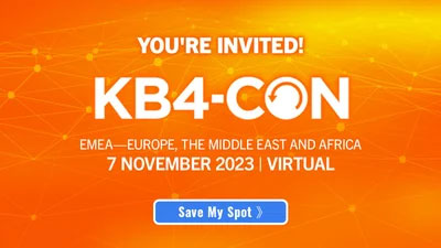 Register for KB4-CON EMEA 2023 Now!