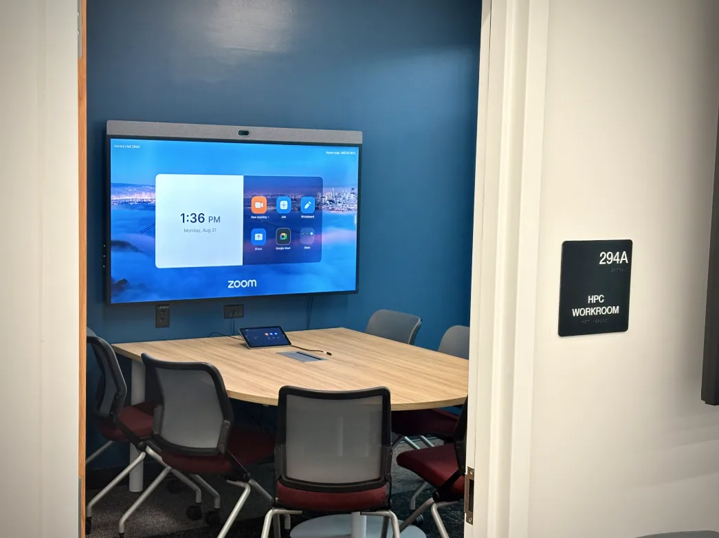 The HPC Team has dedicated offices connected to the HPC Lab to help support computational research projects conducted across campus.
