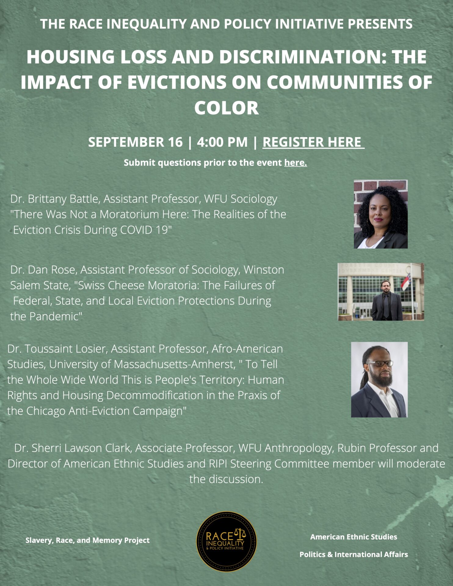 Housing Loss and Discrimination: The Impact of Evictions on Communities ...