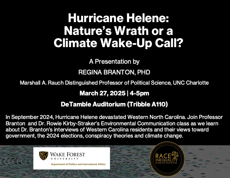 Hurricane Helene: Nature's Wrath or a Climate Wake-Up Call? (3/27/2025)