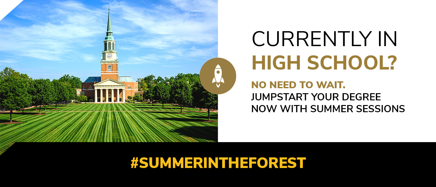 Currently in High School? No need to wait, jump start your degree now with summer sessions.
