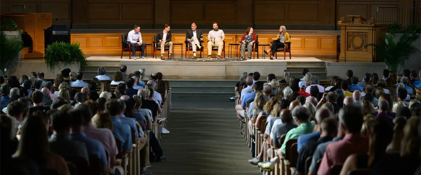 Wake Forest University parents and families attend ‘Flourish in the Forest: Navigating Change, Embracing Challenge.