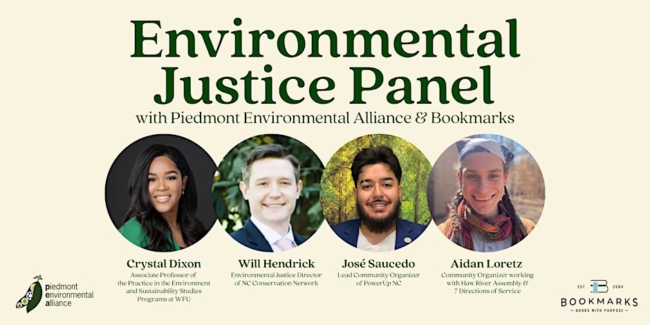 Environmental Justice Panel with PEA & Bookmarks