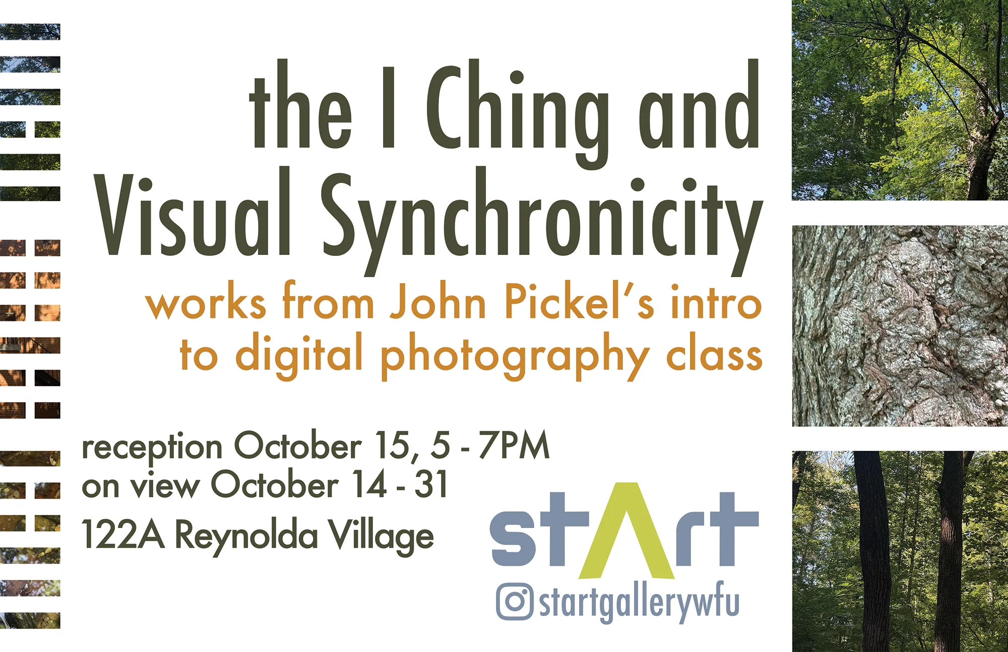 the I Ching and Visual Synchronicity - works from John Pickel's intro to digital photography class