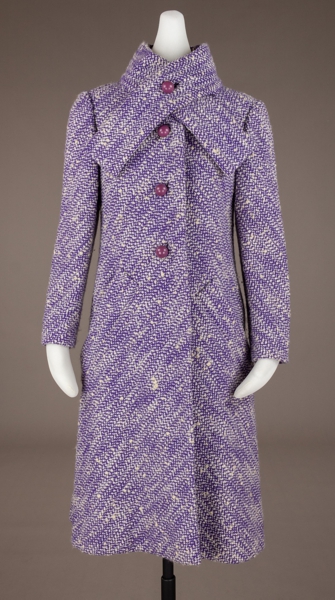 Coat designed by Pauline Trigère.