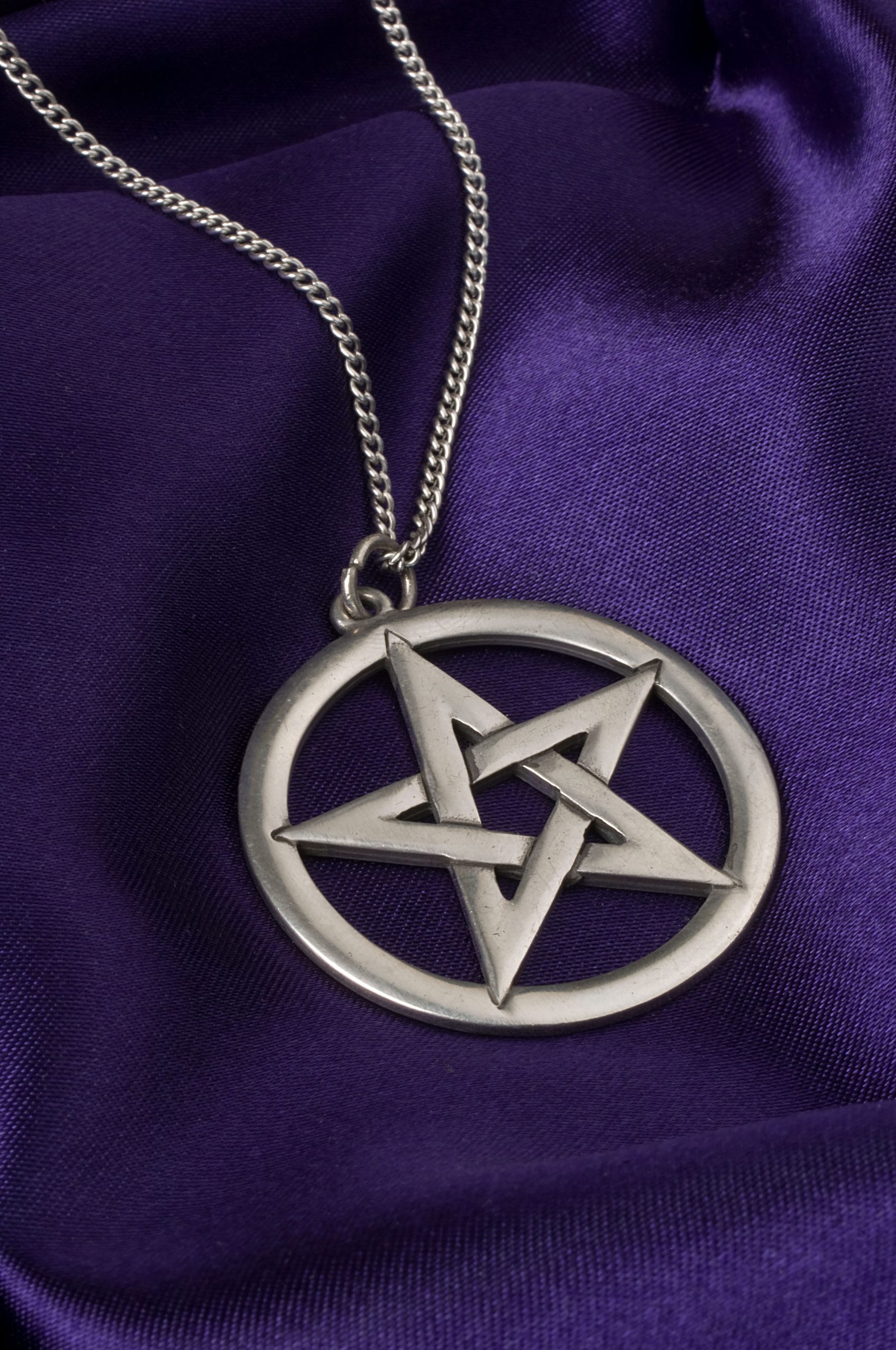 Figure 1: A silver pentagram/pentacle necklace. Photograph © John Collup/Alamy.