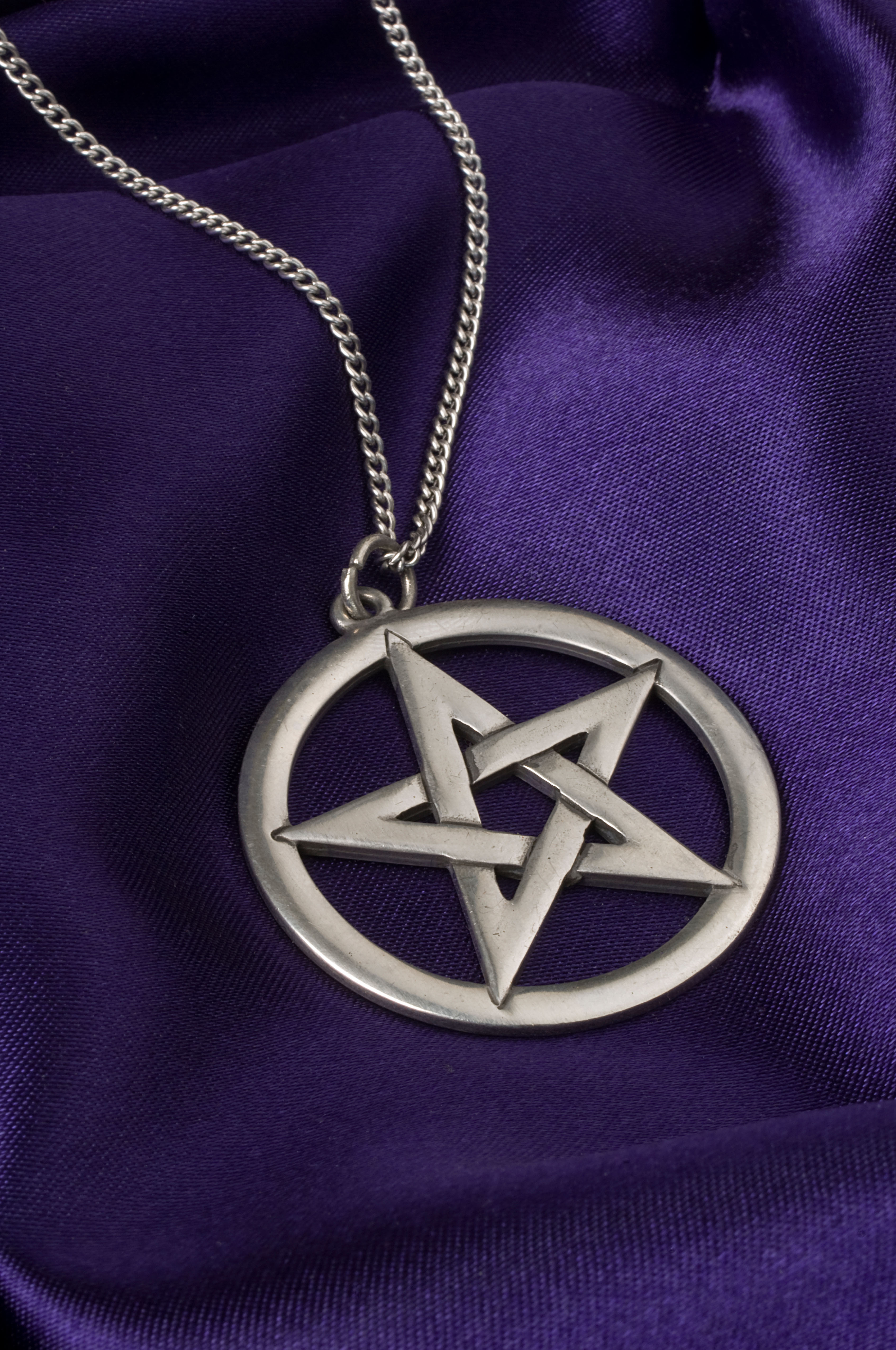 Figure 1: A silver pentagram/pentacle necklace. Photograph © John Collup/Alamy.