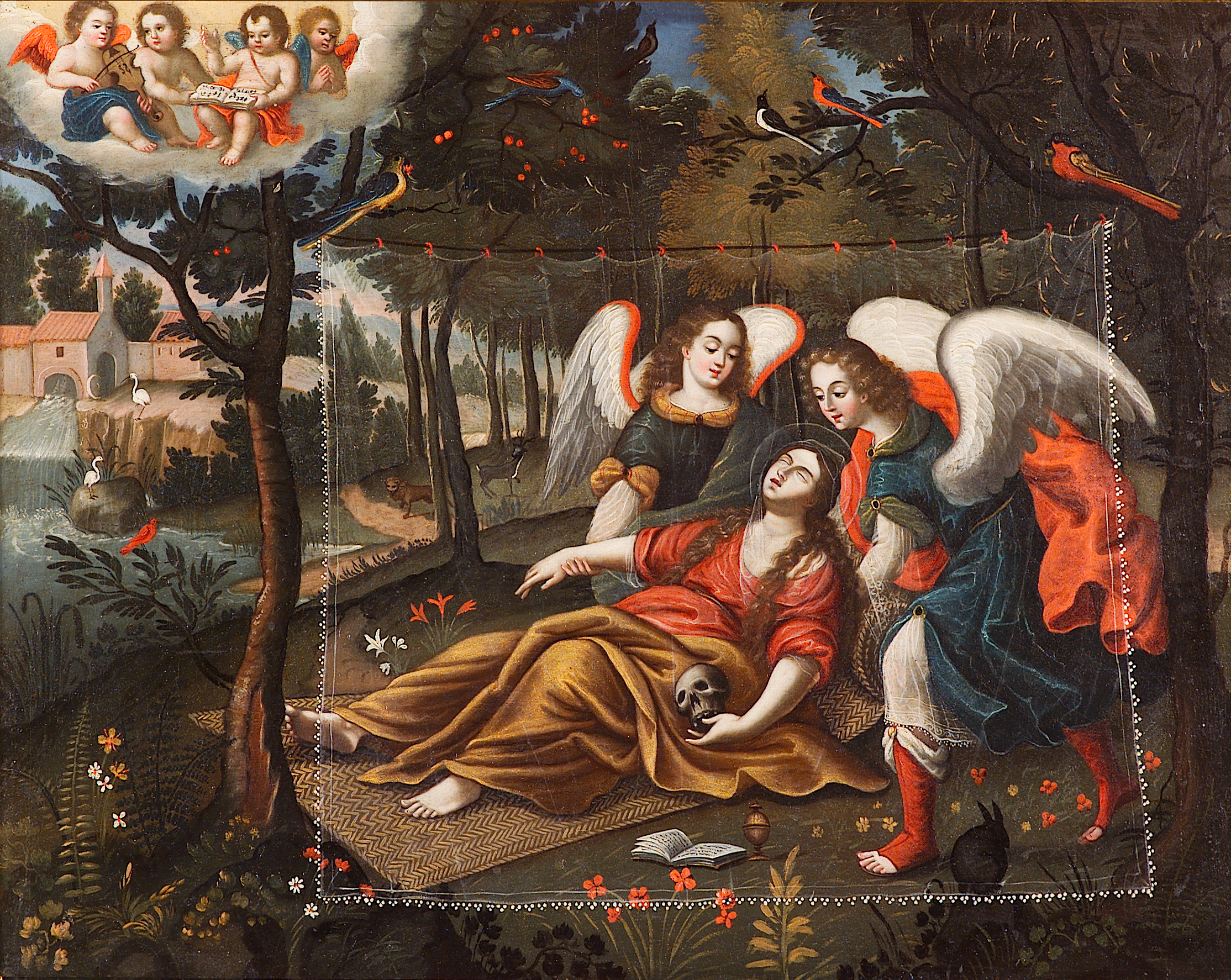 Figure 1: Mary Magdalene in Ecstasy, 18th century. Oil on canvas, 53.2 x 65.9 cm. Barbosa Stern Collection, Lima, Peru. Used with permission.