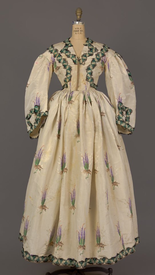 Figure 2: Wedding dress, Turkey. 1860s. Silk. Cornell Textile + Fashion Collection, ID: 2011.11.001. Gift of Martin and Carol Roberts. 