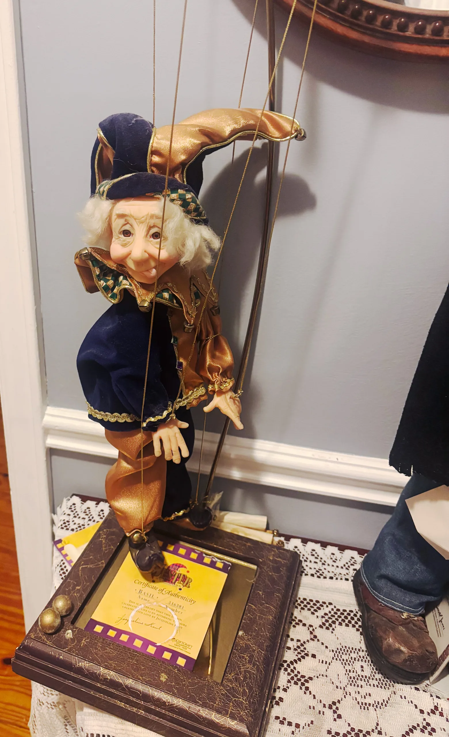 Photo of a porcelain doll.