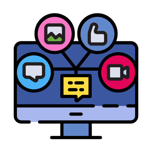 Icon that represents content strategy