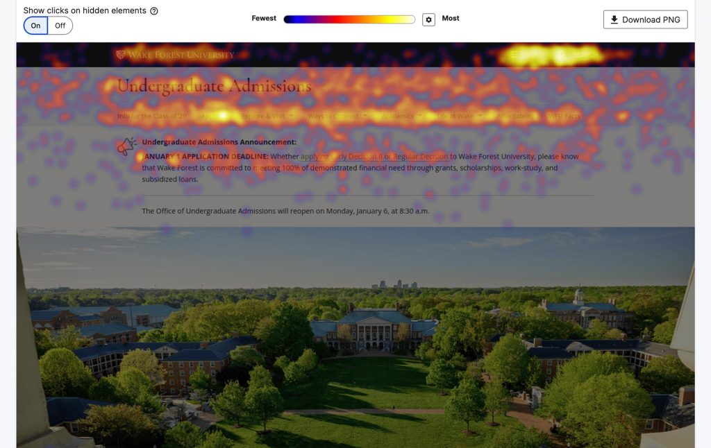 Heat map example