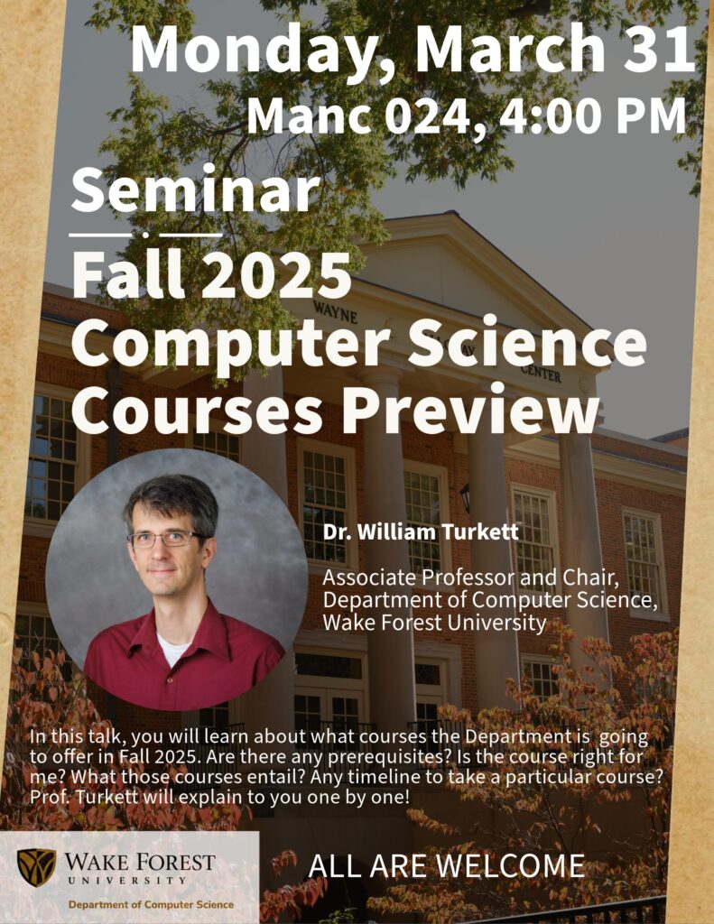 Seminar on March 31, 2025