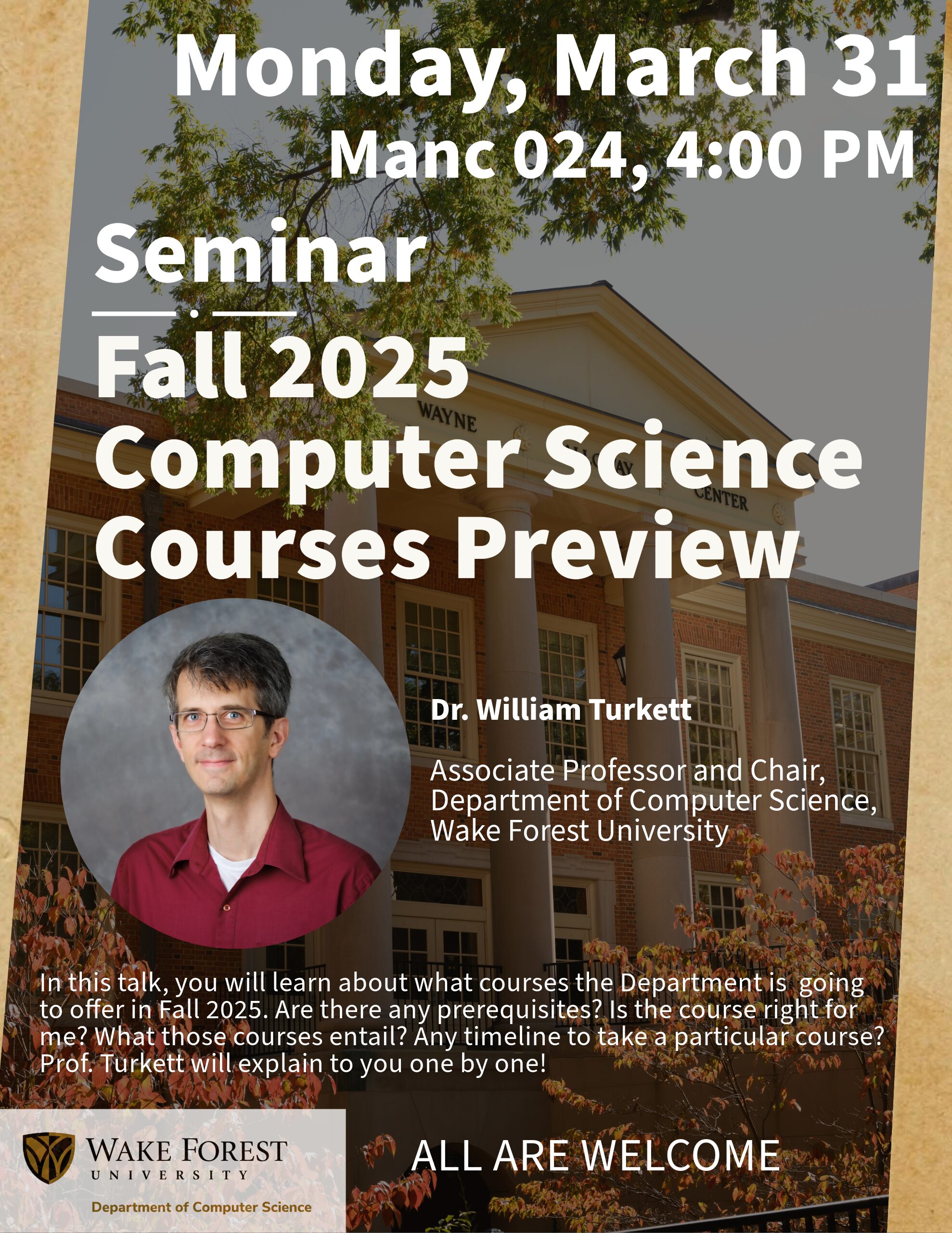 Seminar on March 31, 2025