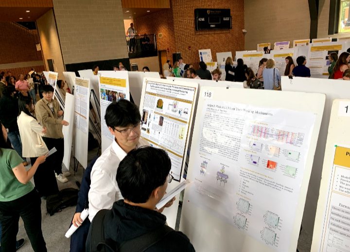 URECA Day, Sept 24, 2024. CS student Hugo Zhao was presenting his poster.