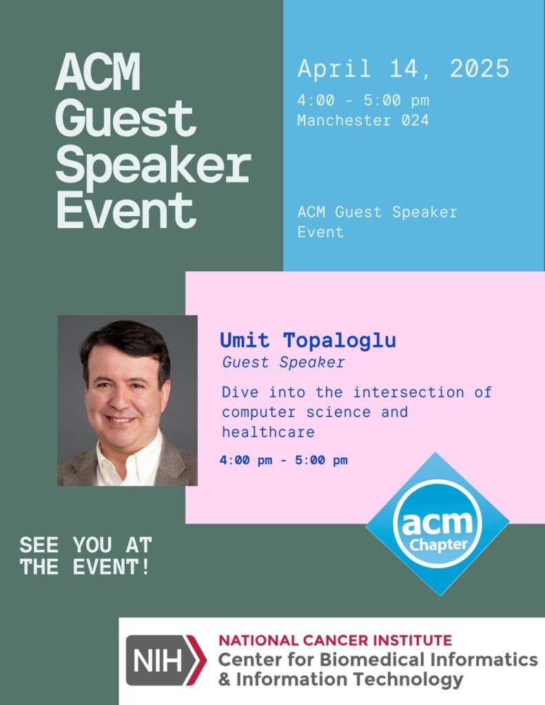 ACM Seminar on Monday, April 14, 2025 at 4:00 PM in Manchester 024