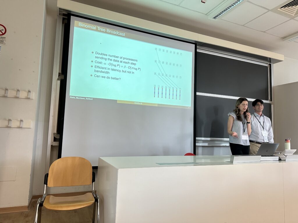 Pic of Chris & Meredith presented at IPDPS in June 2025.