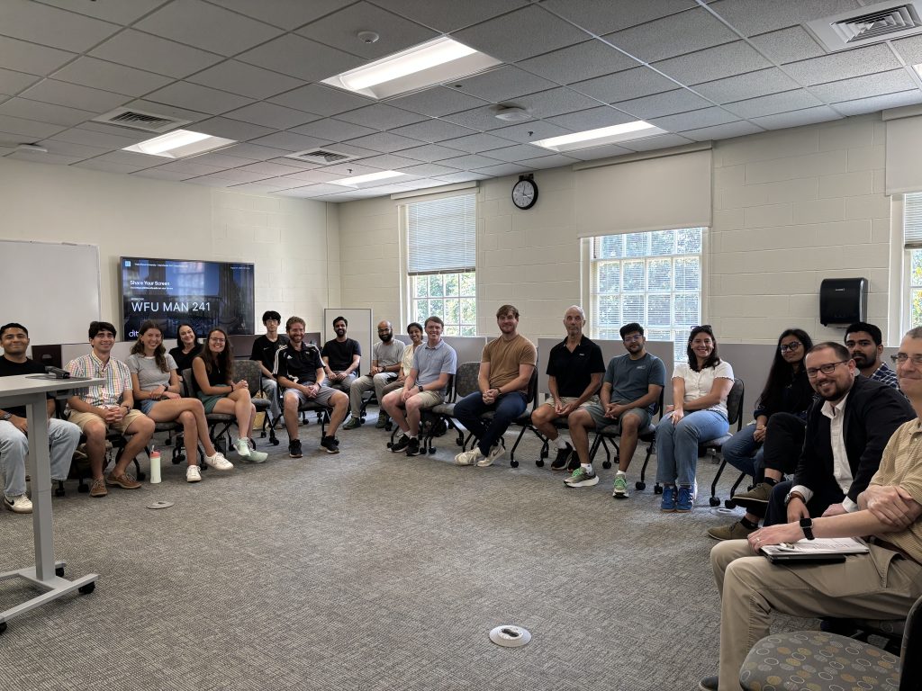 Photo on Aug 21, 2025 during graduate students meet & greet