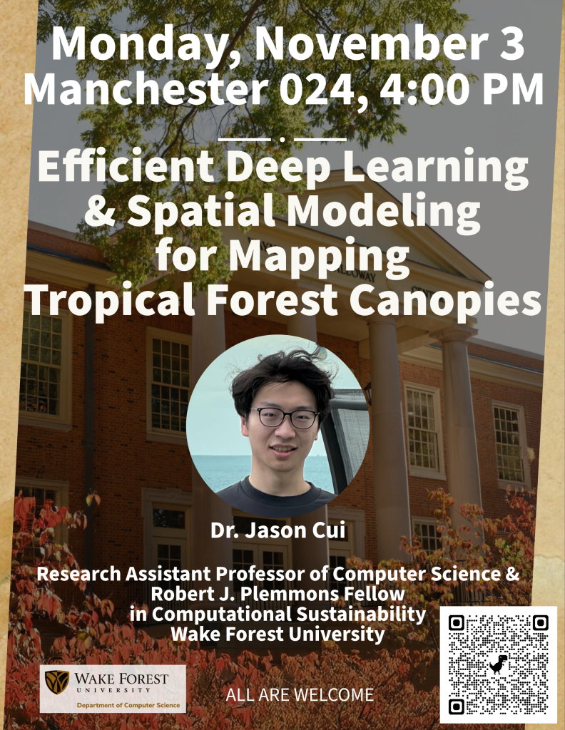 Flyer promoting Seminar on Nov 3, 2025