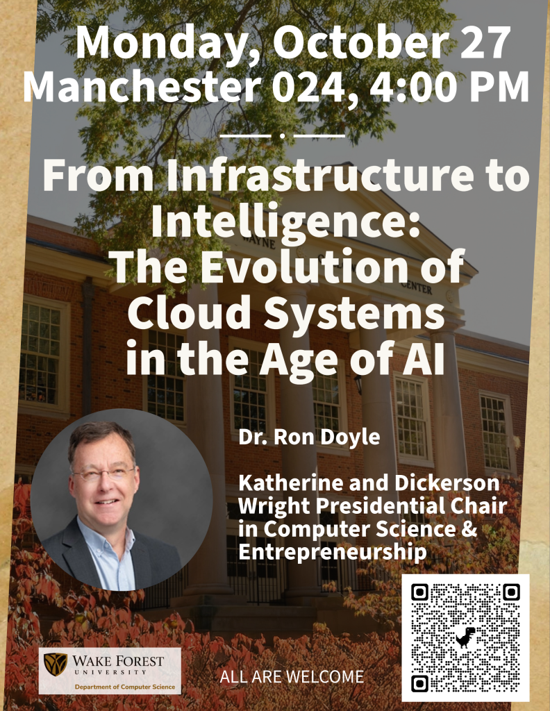 Flyer promoting seminar on Oct 27, 2025