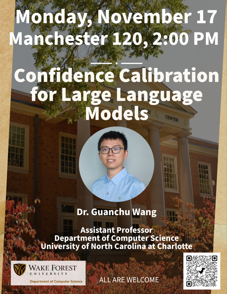 Flyer promoting seminar on Nov 17, 2025