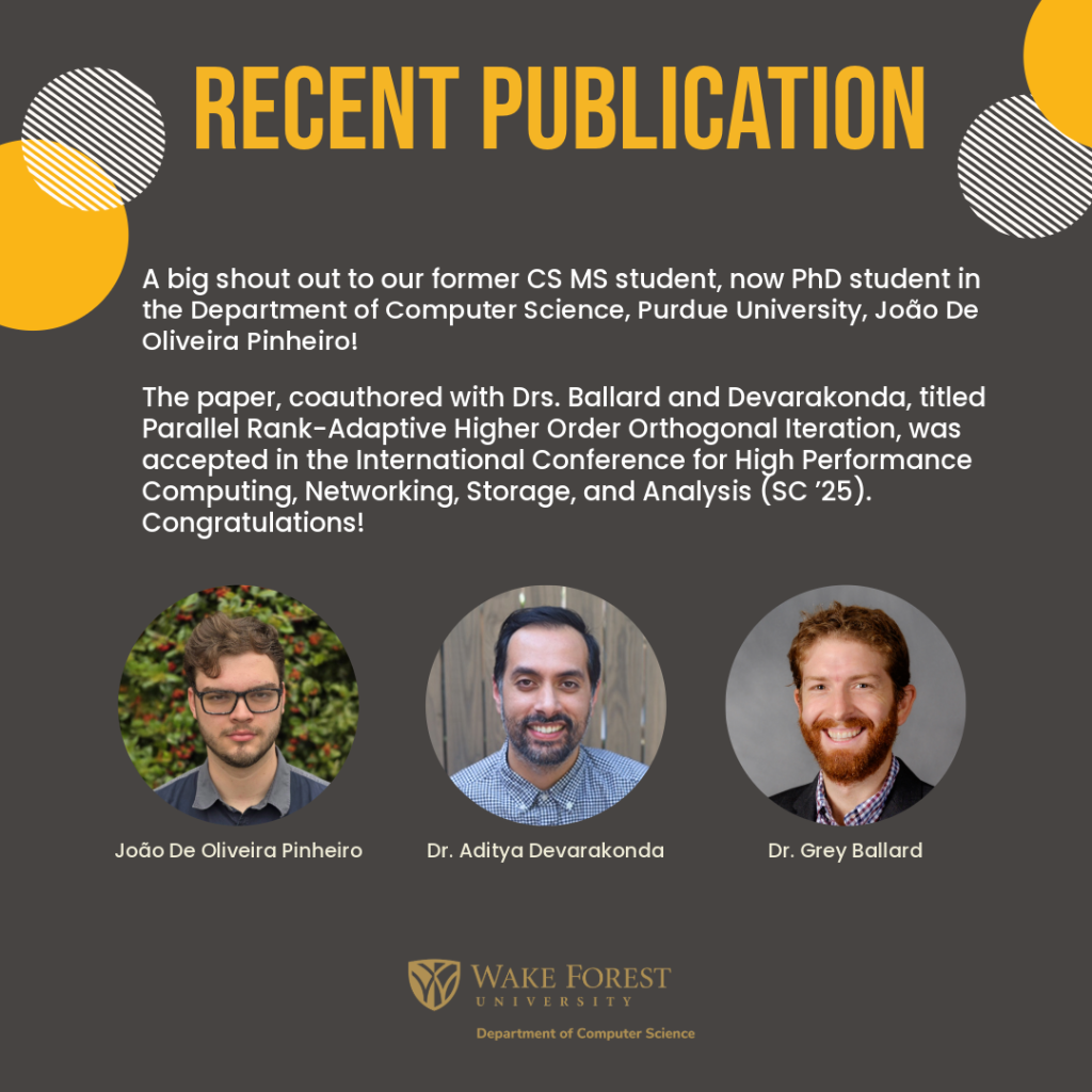 Flyer about CS's recent publication