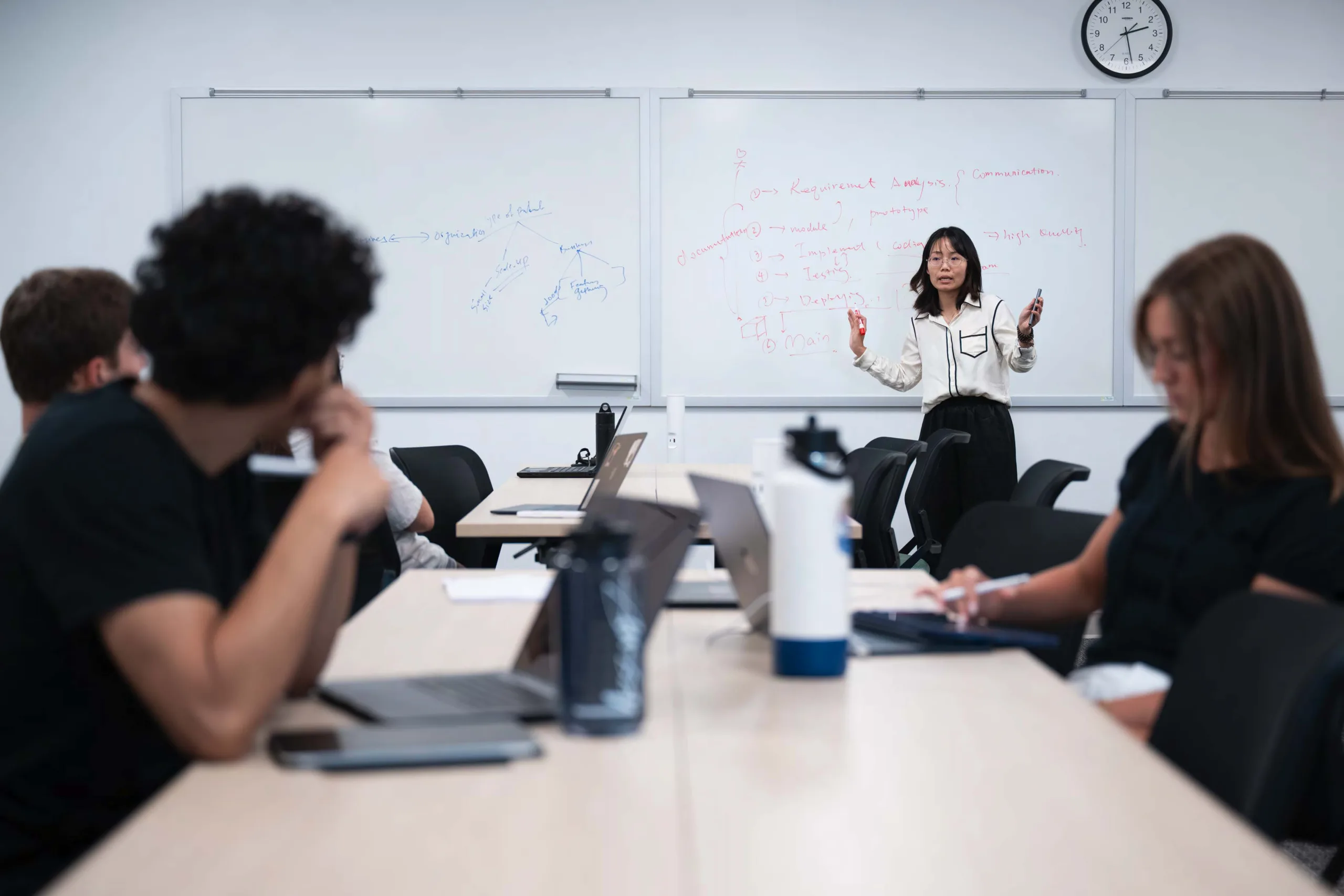 Dr. Ying Zhang's Software Engineering Class in Alumni Hall