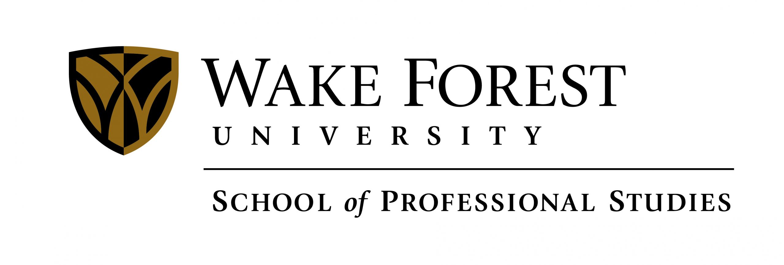 Wake Forest University School of Professional Studies logo 