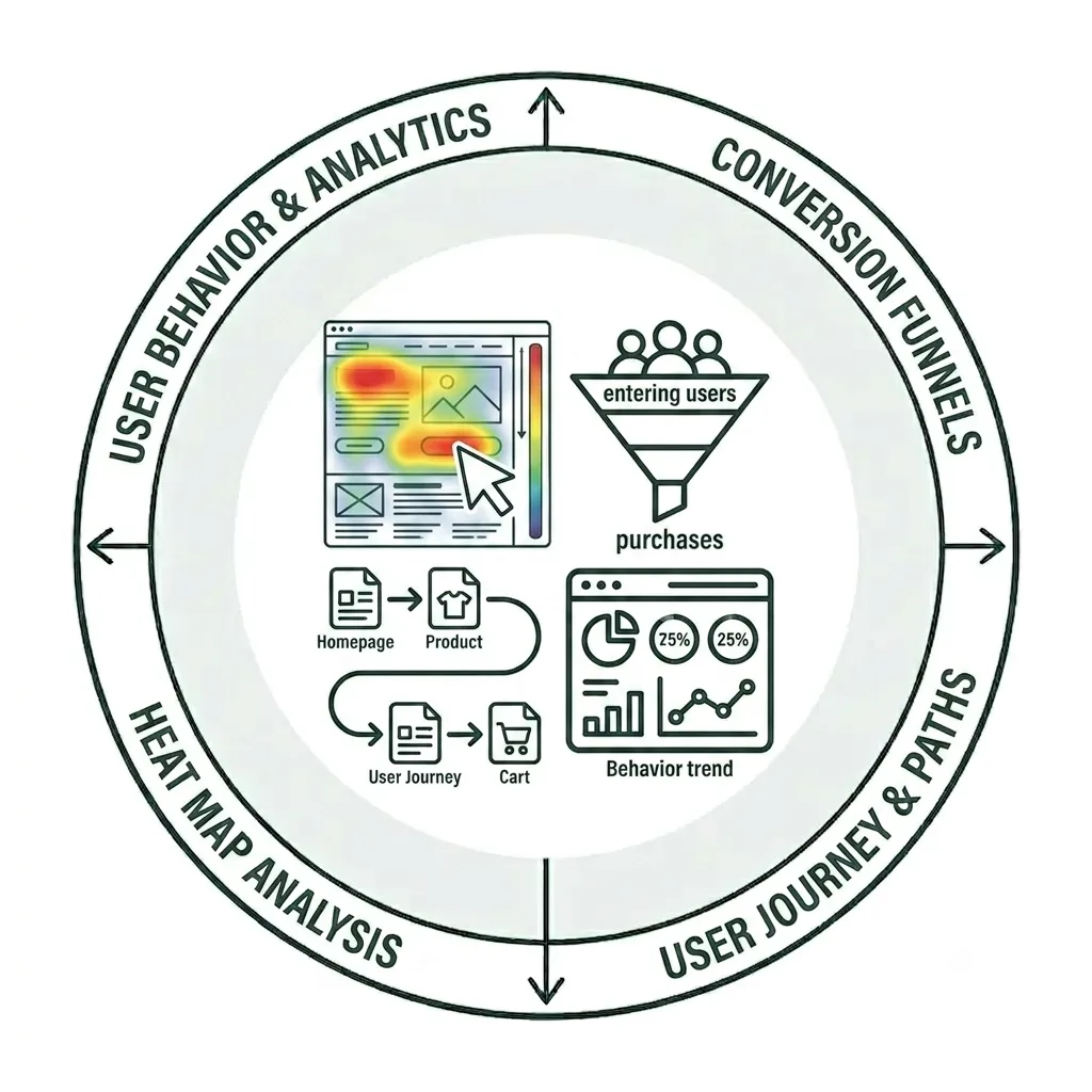 Behavior (Heat maps, scroll maps, and other data maps) icon