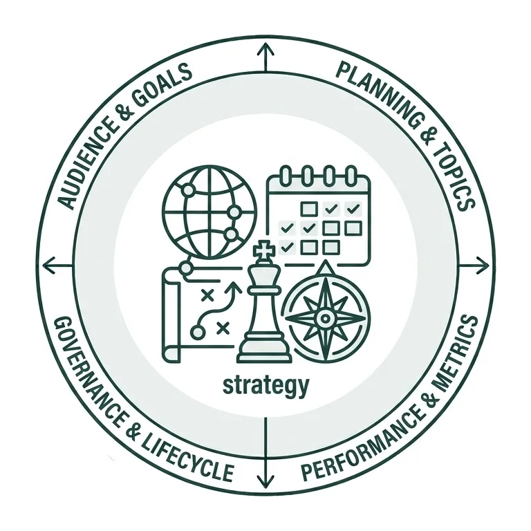 Content strategy icon