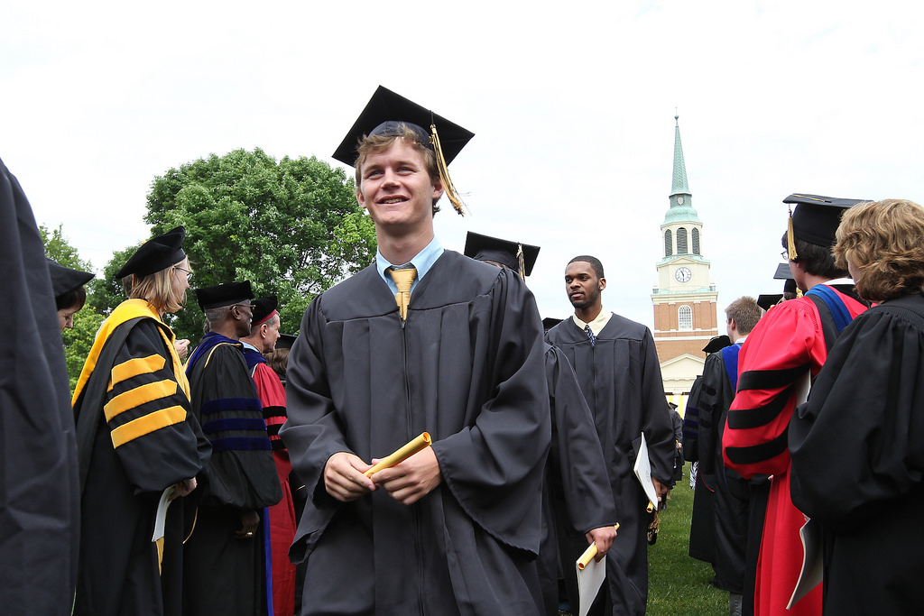 Wake Forest University holds its annual Commencement ceremony on Hearn Plaza on Monday, May 16, 2011.