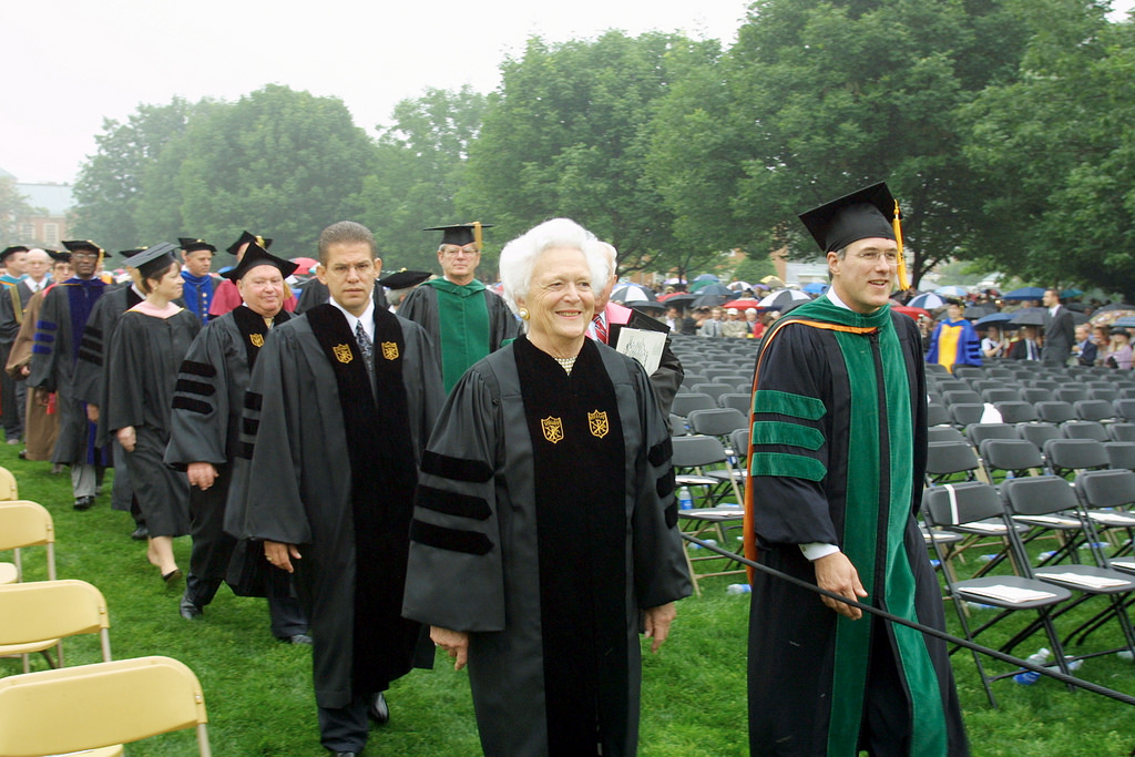 Former first lady Barbara Bush