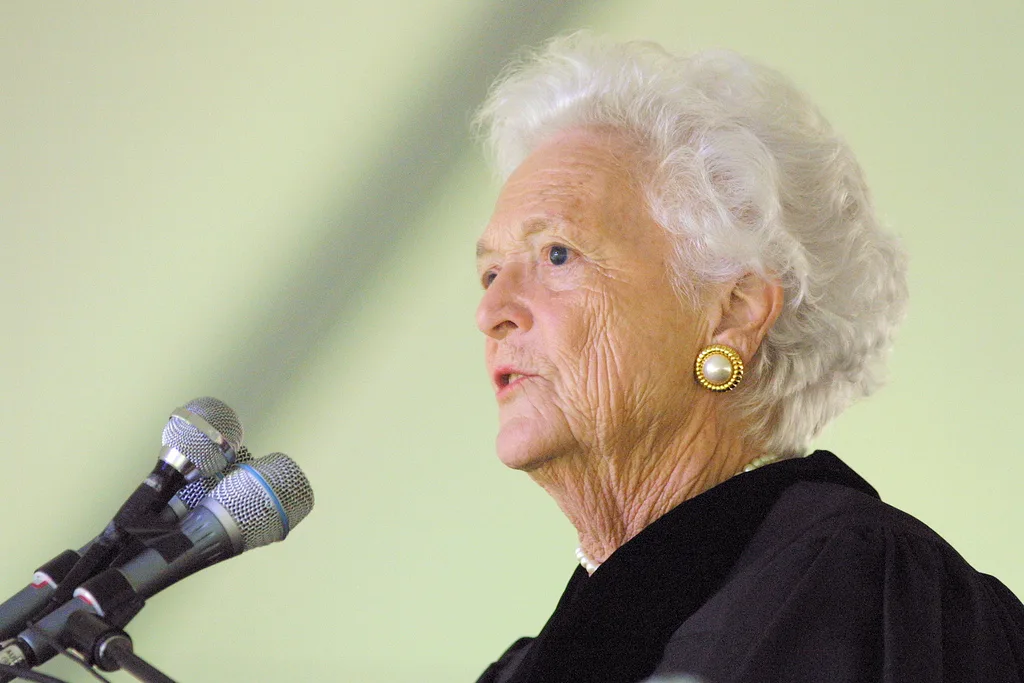 Former first lady Barbara Bush